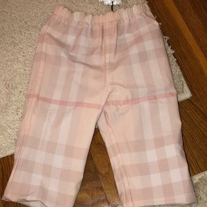 NWT Burberry Reversible Pants Size 18mo
